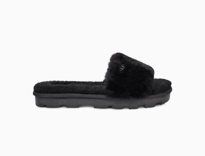 UGG Cozette Slide Womens Slippers Black - AU 462IM